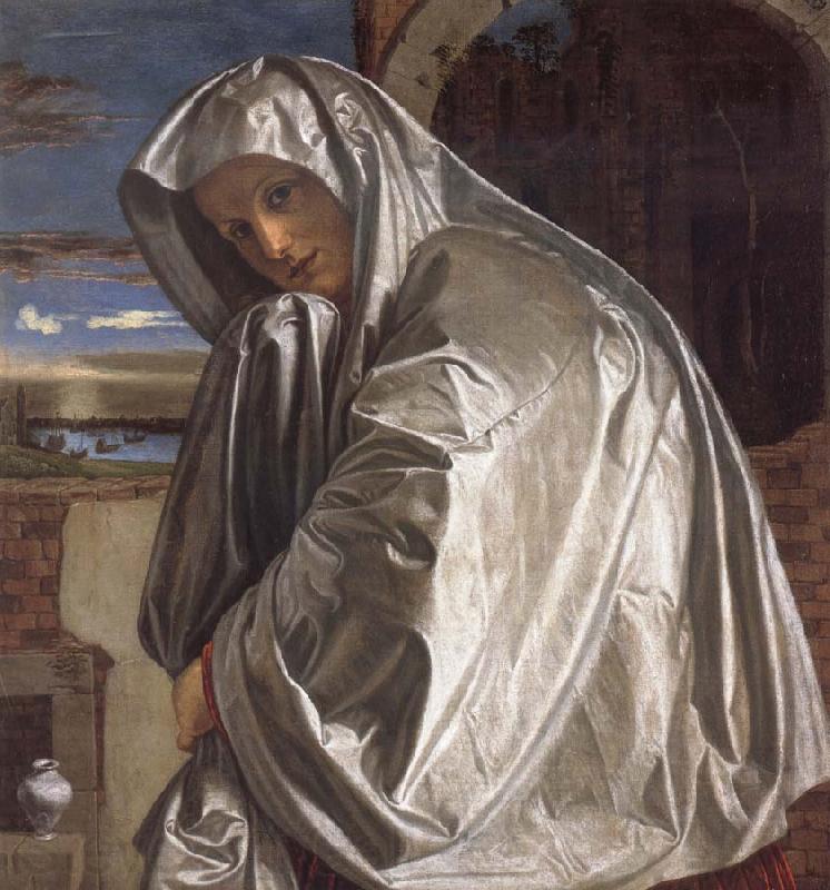 SAVOLDO, Giovanni Girolamo Saint Mary Magdalene Approaching the Sepulchre Germany oil painting art